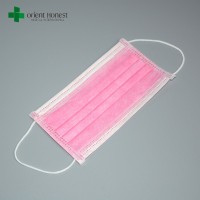 One time use 99% filtration medical isolation 3 layers ear loop face-masks